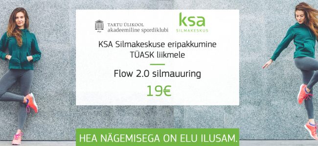 KSA Silmakeskuse eripakkumine TÜ ASK liikmetele! KSA Silmakeskuse eripakkumine TÜ ASK liikmetele!