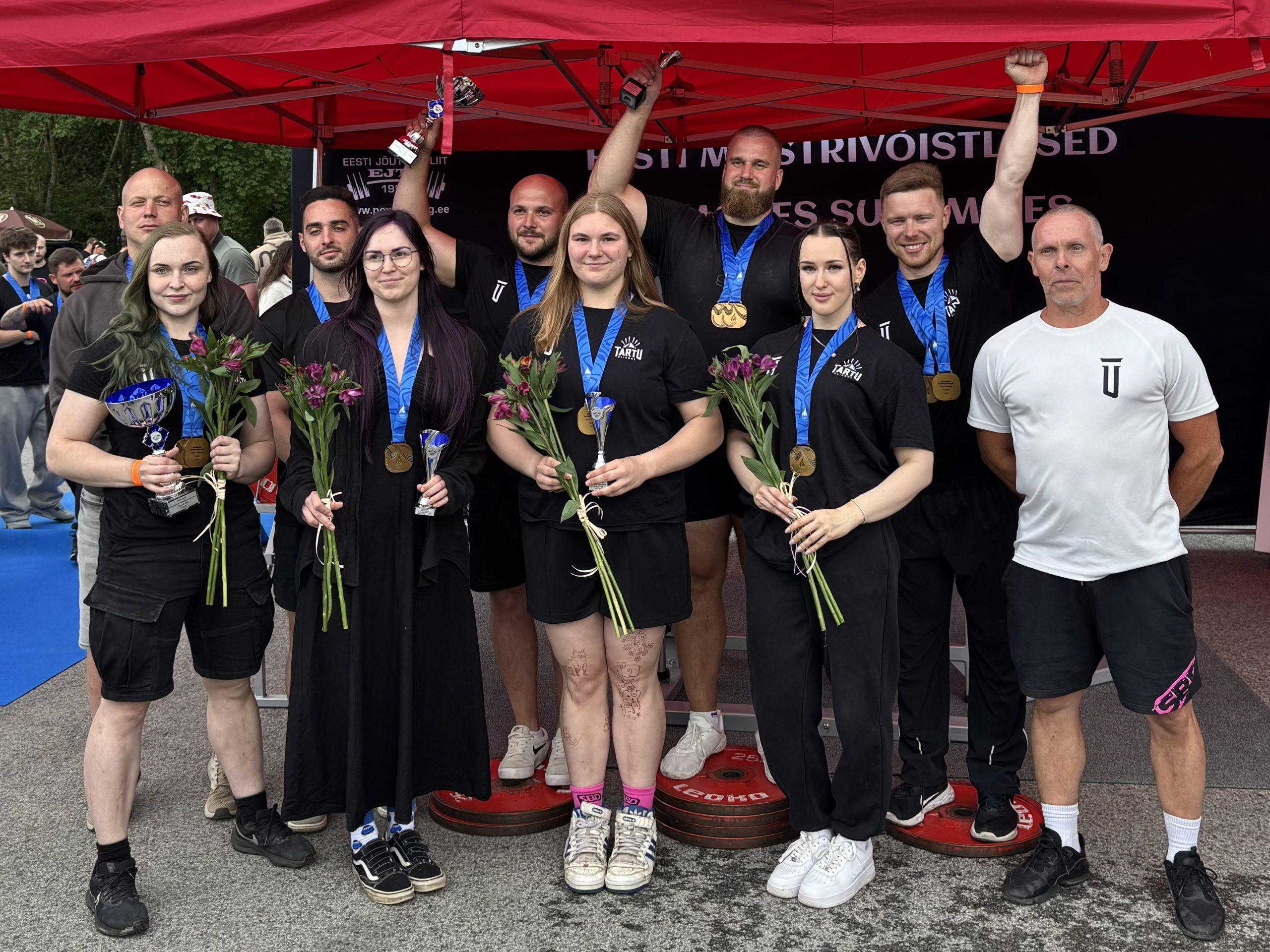 TÜASK jõutõstjad võitsid Kundas kuus Eesti meistritiitlit!🏋‍♀💪